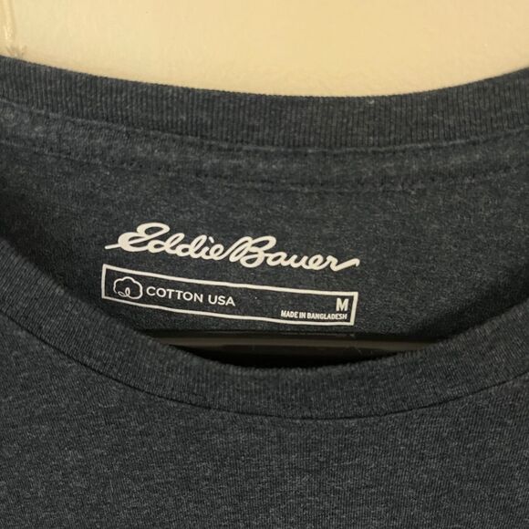Eddie Bauer Graphic Cotton T Shirt Medium - Picture 2 of 7